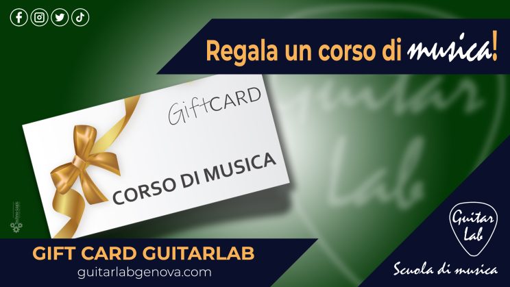gift card guitarlab www.guitarlabgenova.com